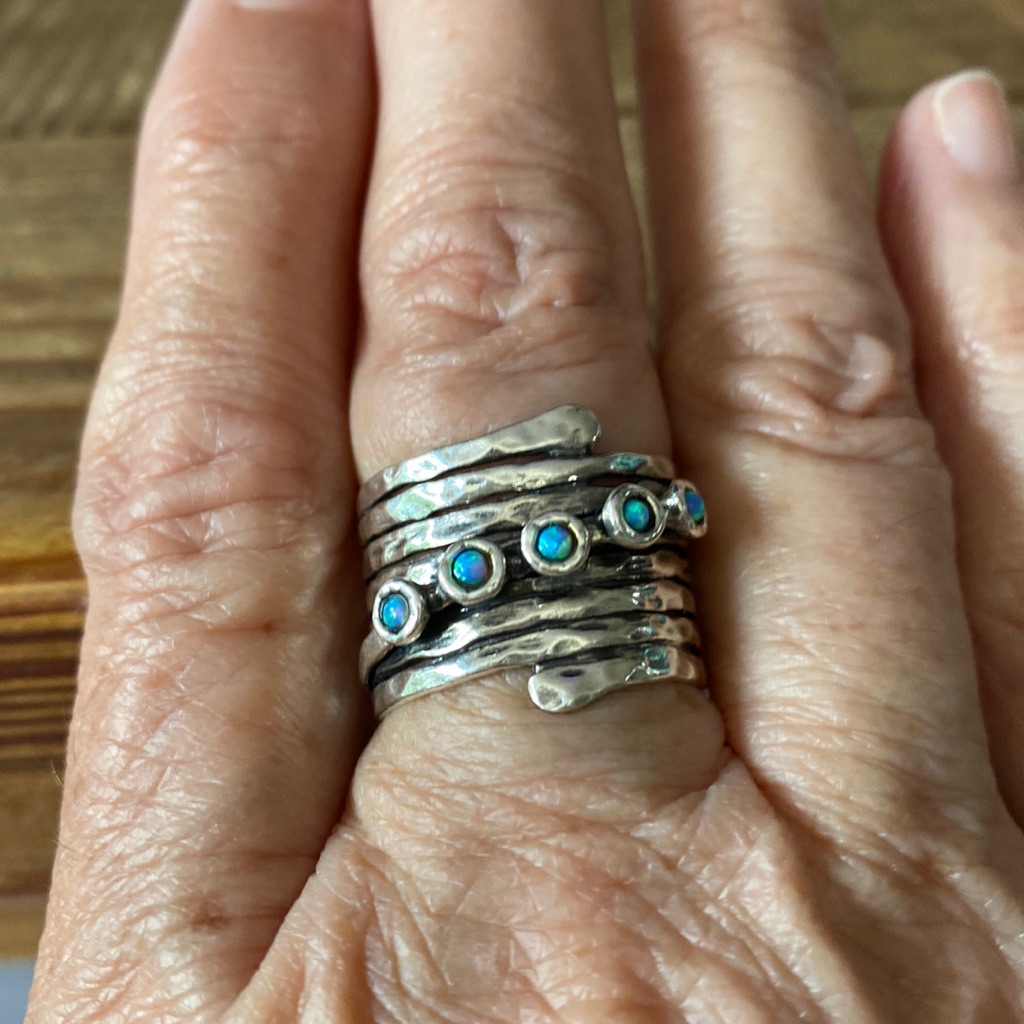 Opal Accents Ring